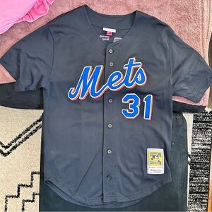 Mets Mitchell and Ness authentic Mike Piazza New York Mets jersey size 44/Large